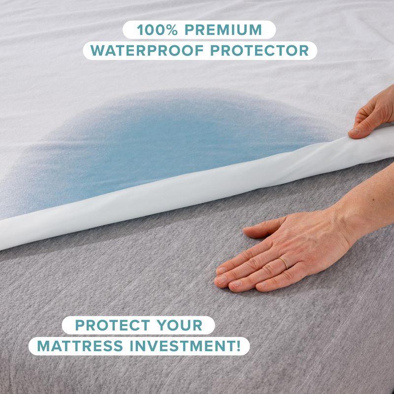 Bare Home Premium Ultra Soft Waterproof Fitted Mattress Protector
