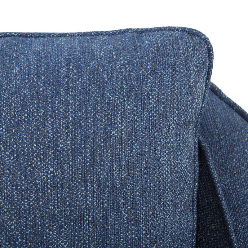 Mitchell Wide Seat Swivel Armchair Navy - Madison Park