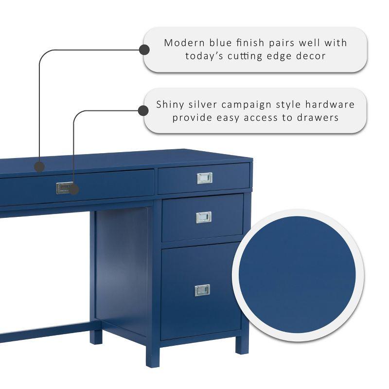 Peggy Side Storage Desk - Linon