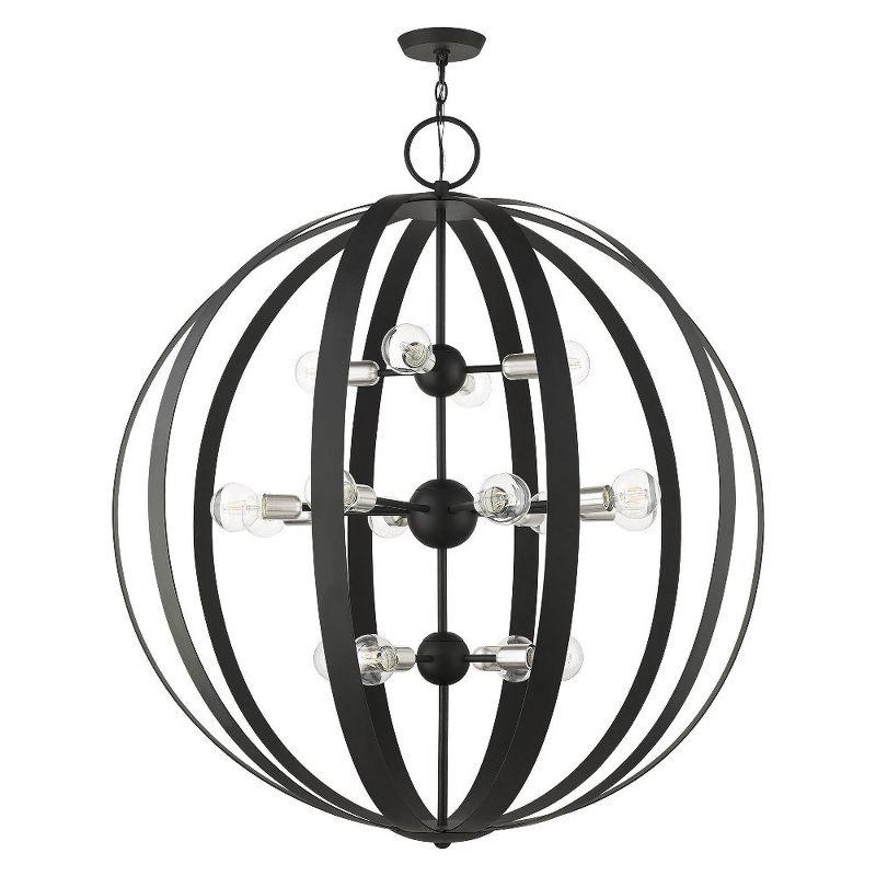 Livex Lighting Modesto 16 - Light Chandelier in  Black