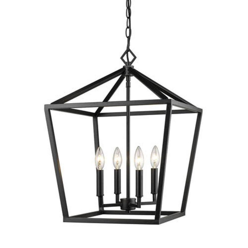 Millennium Lighting 4 - Light Pendant in  Matte Black