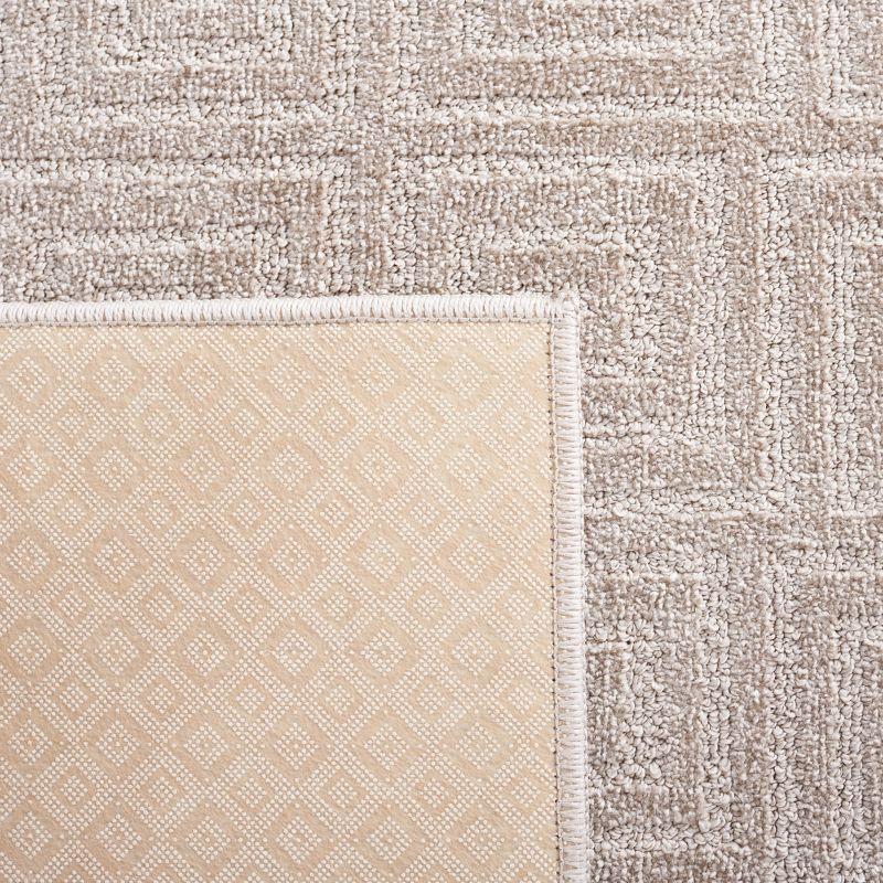 Pattern and Solid PNS412 Power Loomed Area Rug - Beige - 5'3"x7'6" - Safavieh.