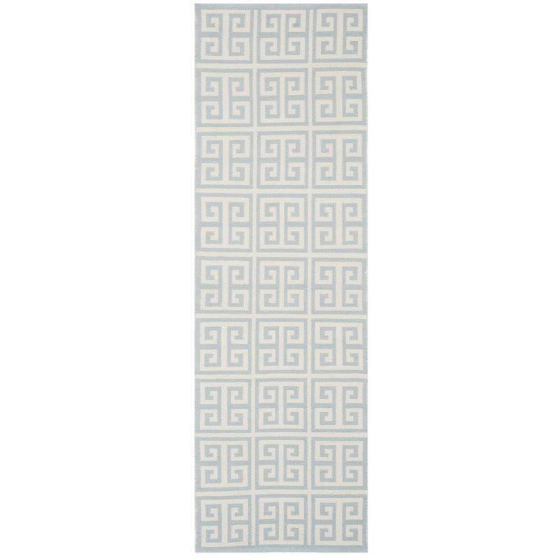 Montauk MTK724 Hand Woven Indoor Runner Rug - Light Blue/Ivory - 2'3"x7' - Safavieh.