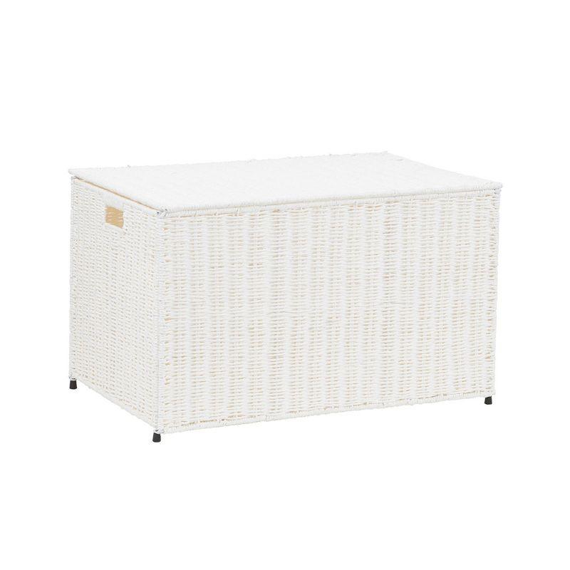 Household Essentials Woven Wicker Storage Chest
