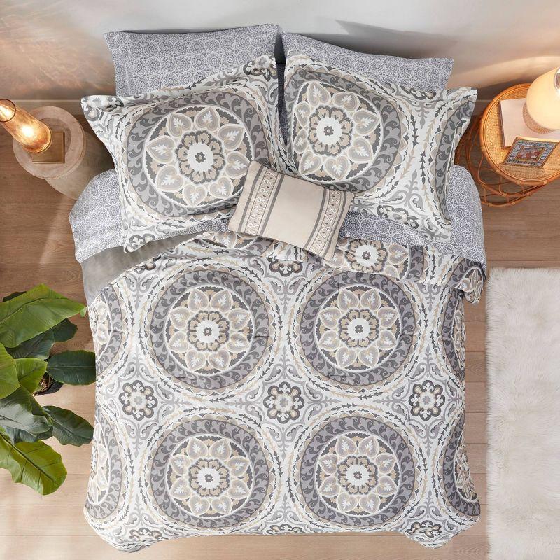 510 Design Estrin 9 PC Comforter Set with Cotton Bed Sheets