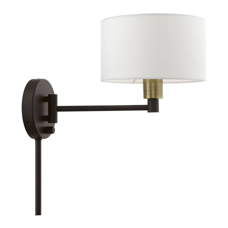 Livex Lighting 1 - Light Wall Light in  Bronze/Antique Brass
