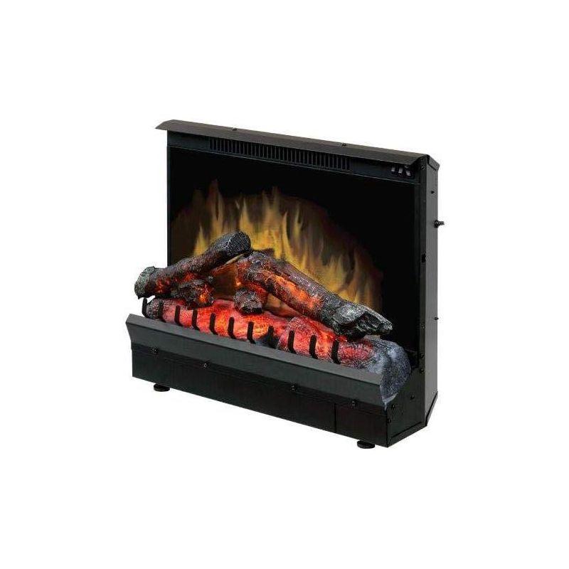 Dimplex 23" Black Electric Fireplace Insert with LED Log Set