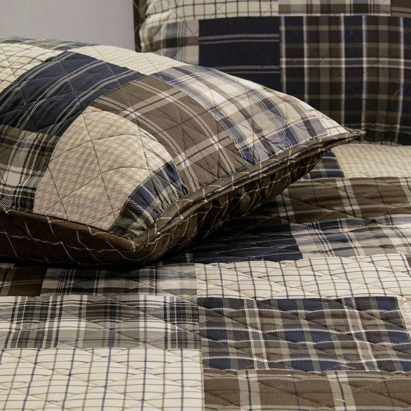 Timber 3 Piece Reversible Printed Quilt Set