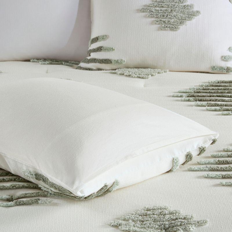 INK+IVY Tahli 3 Piece Cotton Blend Chenille Comforter Set