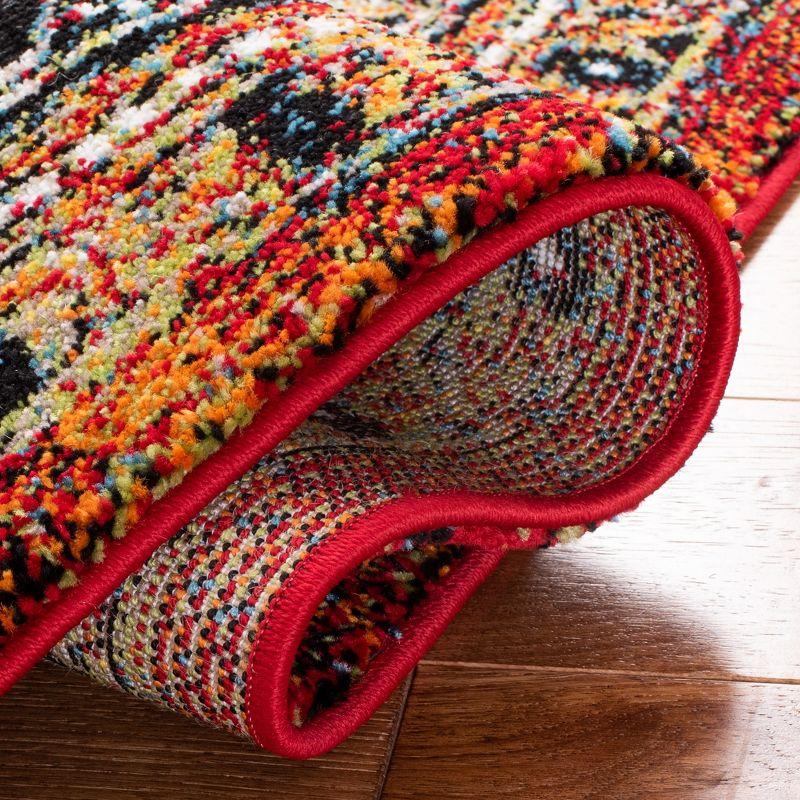Vintage Hamadan VTH252 Power Loomed Area Rug - Rust/Gold - 5'3"x7'6" - Safavieh.