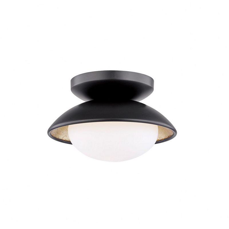 Quinn Semi-Flush Light - Black / Small