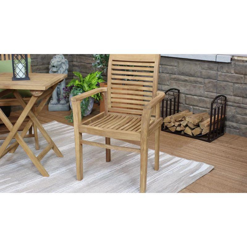 Heins Outdoor Dining Armchair with Cushion