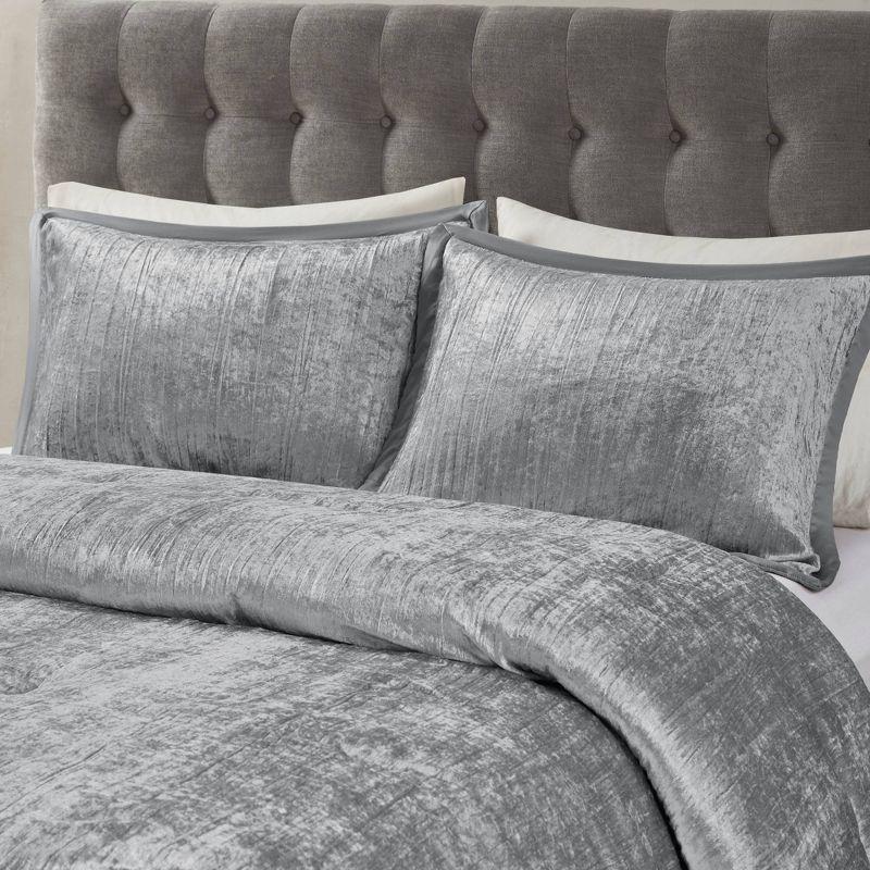 Madison Park Lee 5 Piece Crinkle Velvet Comforter Set