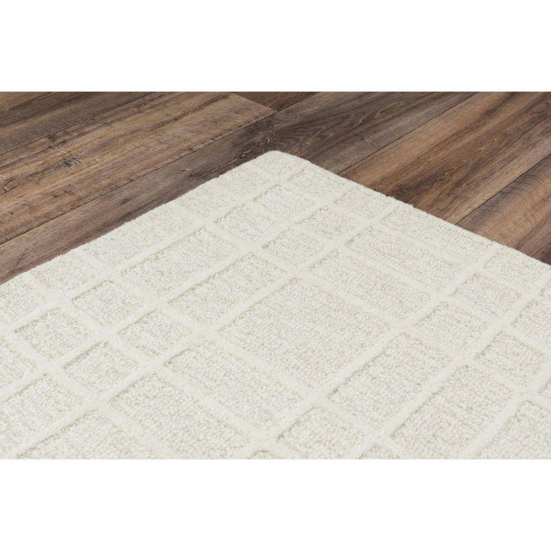Alora Decor 7'9"x9'9" Lofton Rectangle Area Rug Ivory