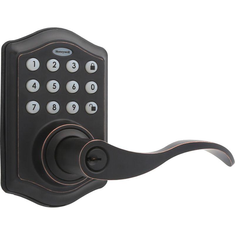 Oil Rubbed Bronze Electronic Entry Lever Door Lock