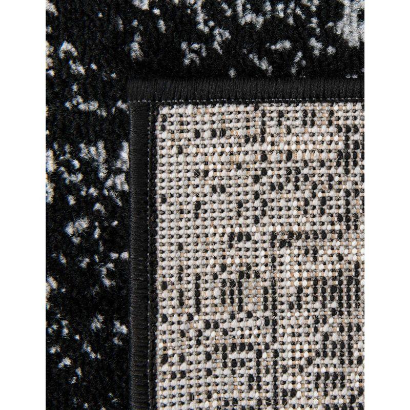 Unique Loom 9' 0 x 12' 0 Sofia Casino Black Area Rug