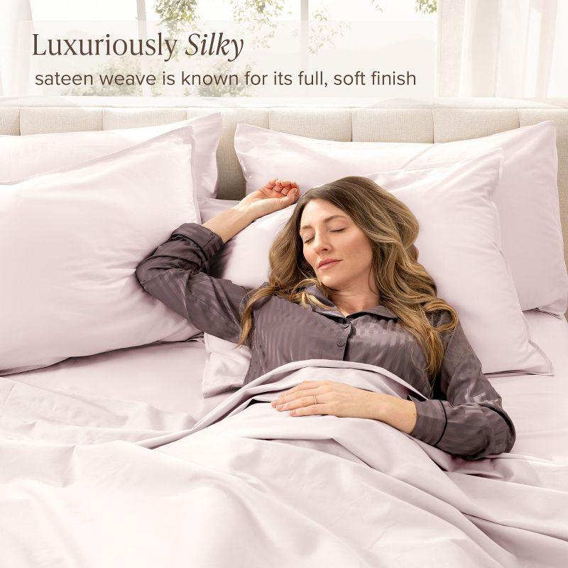 Bare Home 400 Thread Count Sateen Sheet Set