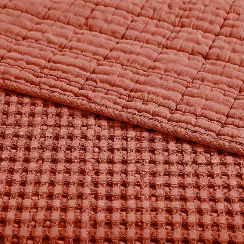 Mills Waffle Adobe King Bedspread Set - Levtex Home