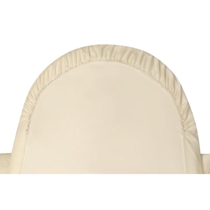 Wicker-Look Woven Baby Moses Changing Basket - Natural/Ecru