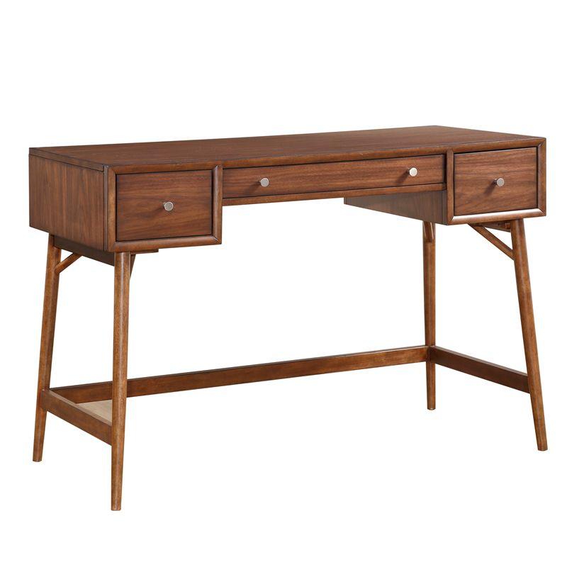 Frolic Wood Counter Height Writing Desk in Brown - Lexicon