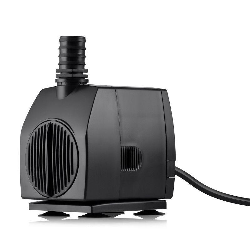 Black Submersible Stream Pump with 6' Cord