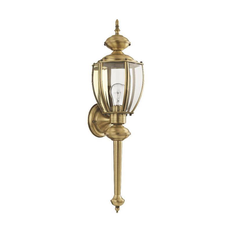 Livex Lighting 1 - Light Wall Light in  Antique Brass