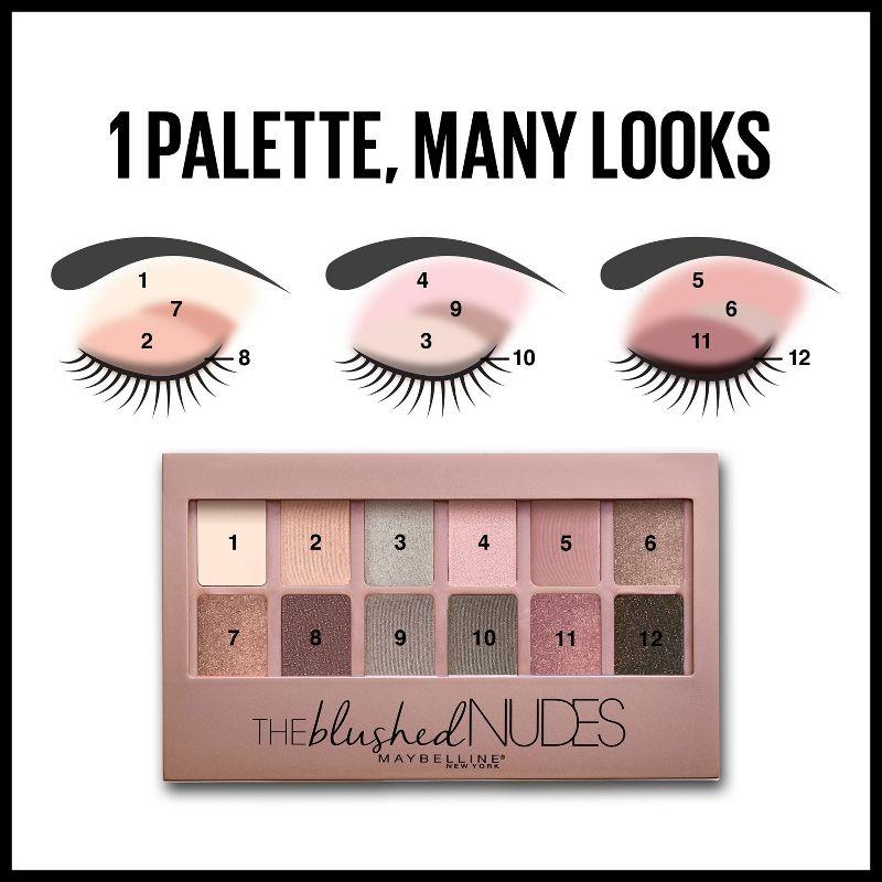 Maybelline The Blushed Nudes Eye Shadow - Palette 06 - 0.34oz