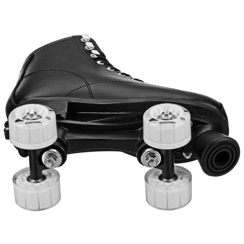 Roller Derby Youth Adult Custom Fit Quad Roller Skates - Black 7-10
