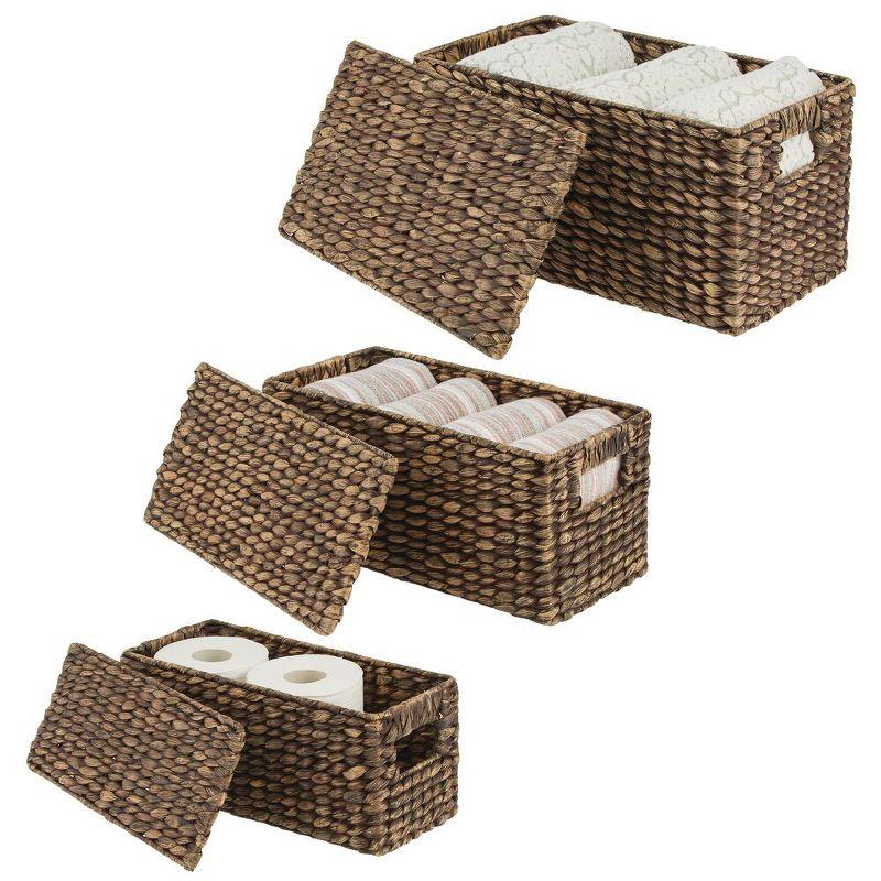 Home Wicker Bin Set