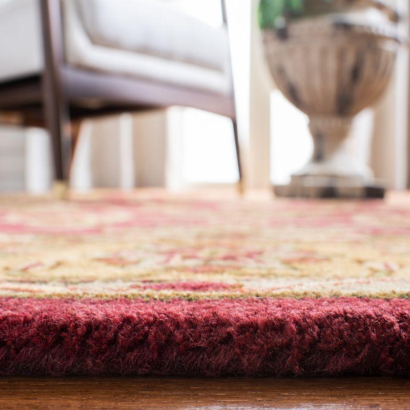 Golden Jaipur GJ250 Hand Tufted Area Rug - Burgundy/Gold - 5'x8' - Safavieh.