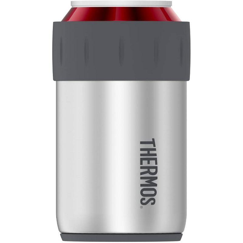Thermos 12 oz. Insulated Stainless Steel Beverage Can Insulator - Silver/Gray