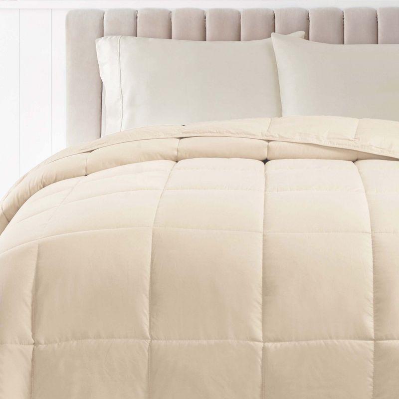 Superior Classic Comforter Reversible Medium Weight Down Alternative Bedding