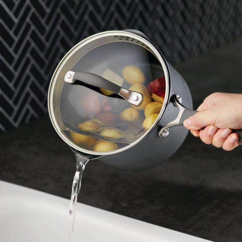 Circulon ScratchDefense with ScratchDefense Nonstick Induction Straining Sauce Pan with Lid & Reviews | Wayfair