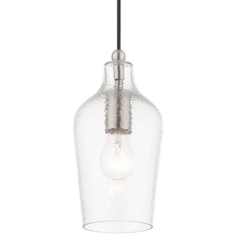 Livex Lighting Avery 1 - Light Pendant in  Brushed Nickel