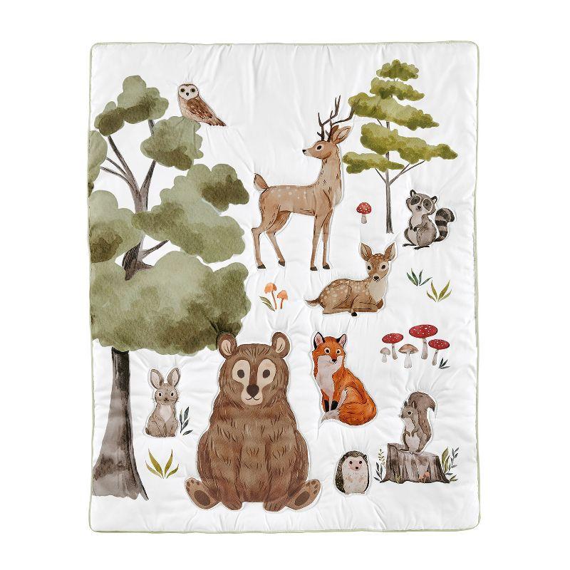 Sweet Jojo Designs Watercolor Woodland Forest Animals 4 Piece Crib Bedding Set by Sweet Jojo Designs