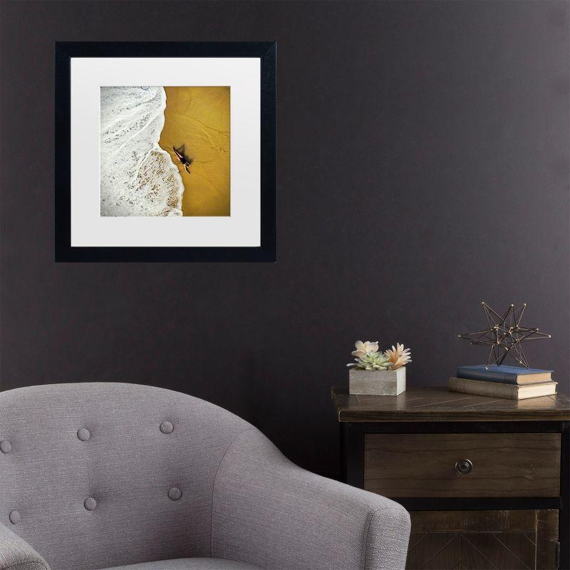 Trademark Fine Art - Ambra  Closer Matted Framed Art - 11x11