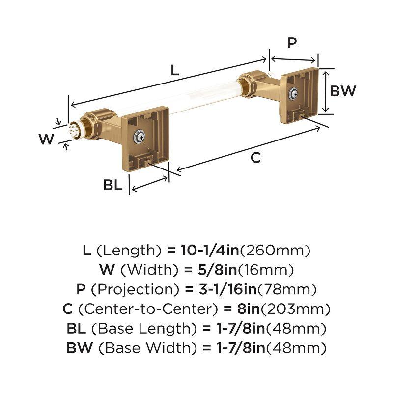 Amerock Glacio Wall Mounted Towel Bar