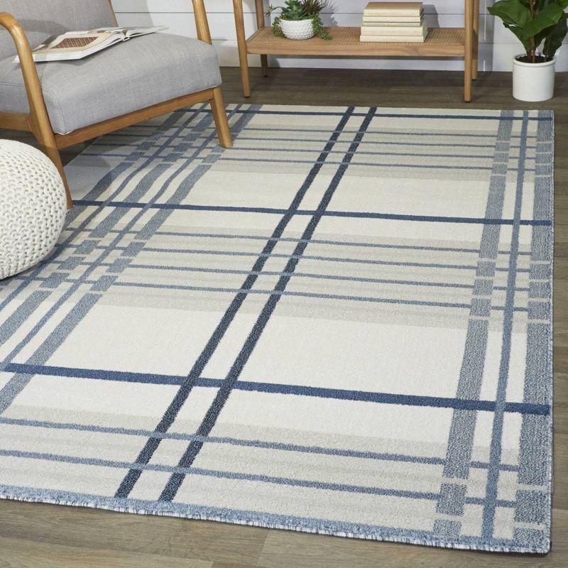 Hannes Plaid Kids' Rug - Balta Rugs