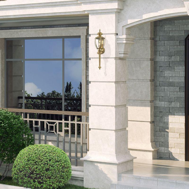 Livex Lighting 1 - Light Wall Light in  Antique Brass