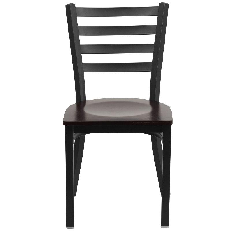 Flash Furniture Kendall Ladder Back Metal Restaurant Chair