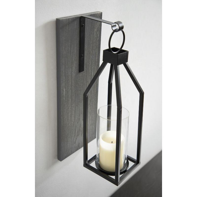 Kate and Laurel Oakly Wall Sconce Candle Holder