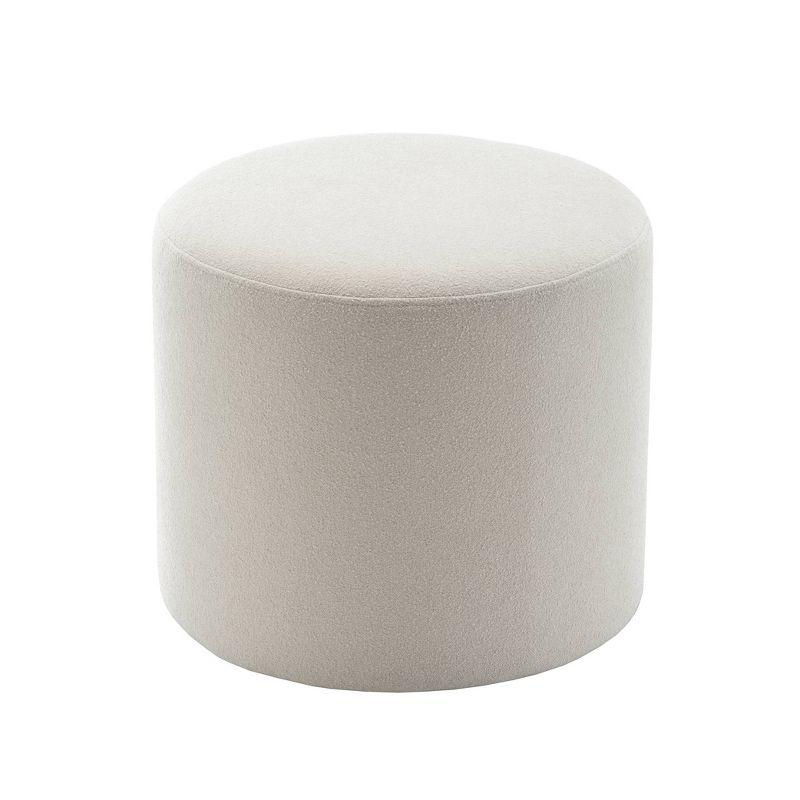 19" Round Pouf Ottoman - WOVENBYRD