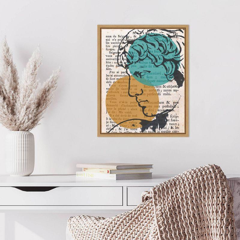 Amanti Art 16"x20" Studio Classico II by Alonzo Saunders Framed Canvas Wall Art Print