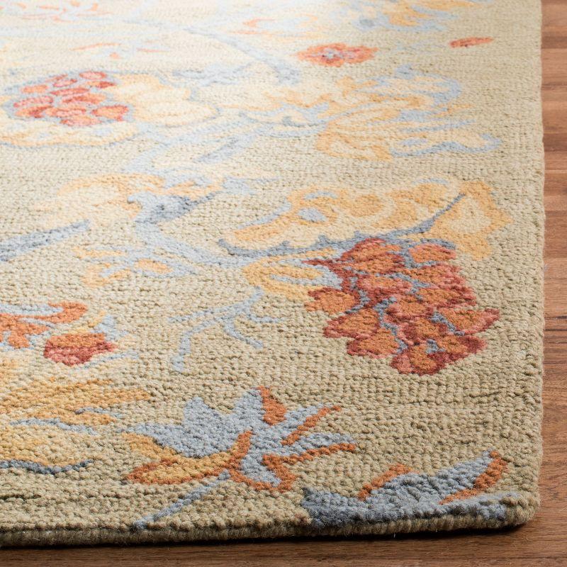 Blossom BLM922 Hand Hooked Runner Rug - Beige/Multi - 2'3"x6' - Safavieh.