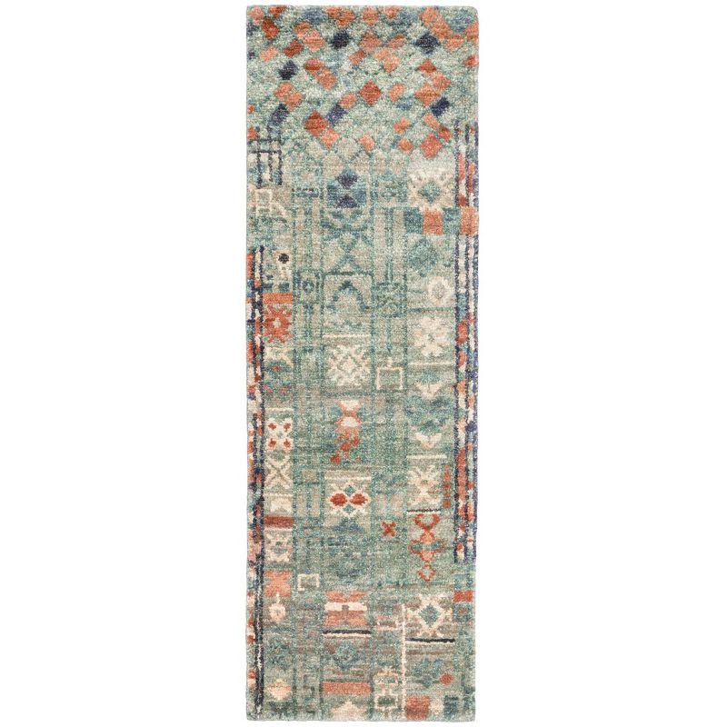 Annie Selke - Dash & Albert Pastiche Hand Knotted Jute Rug, Runner 2.5x8, Multi