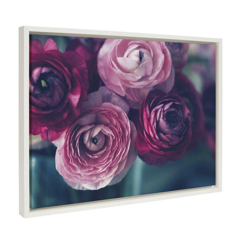 Kate and Laurel Sylvie Yours Truly Framed Canvas by Kristy Campbell, 18x24, White