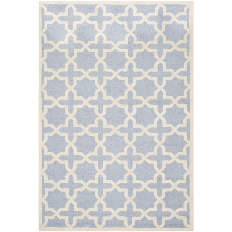 Cambridge CAM125 Tufted Indoor Area Rug - Light Blue/Ivory - 9'x12' - Safavieh