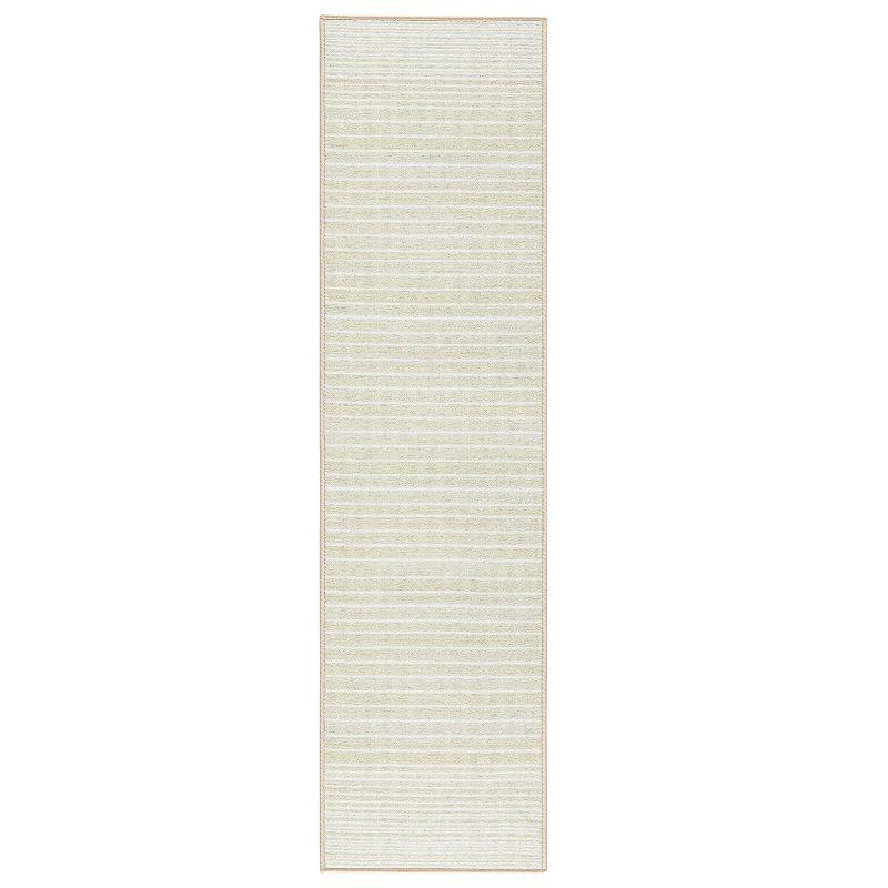 Town & Country Basic Layne Everwash Non-Slip Backing Area Rug Cream/Beige