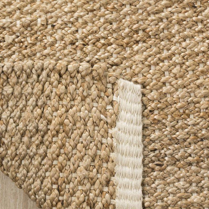 Natural Fiber NF465 Hand Woven Indoor Area Rug - Ivory/Natural - 6'x9' - Safavieh.