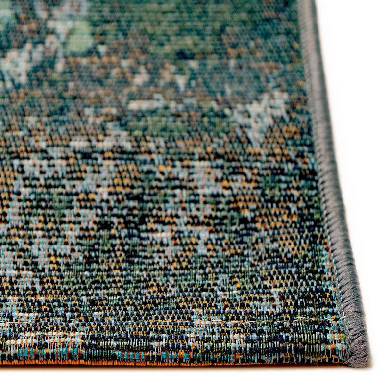 Liora Manne Marina Kermin Indoor/Outdoor Rug Blue 3'3" x 4'11"